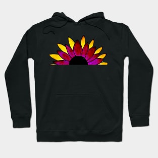 Sunflower half 3 Hoodie